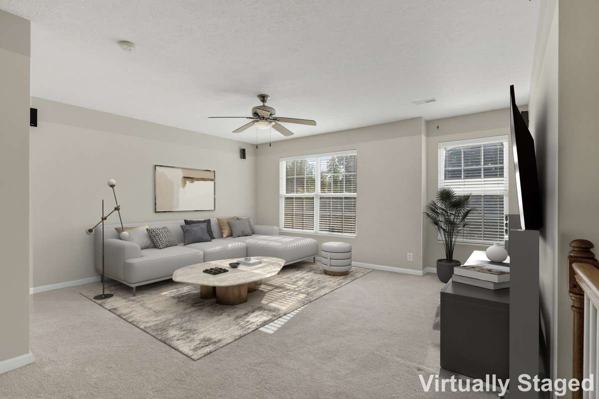 Bonus room virtually staged