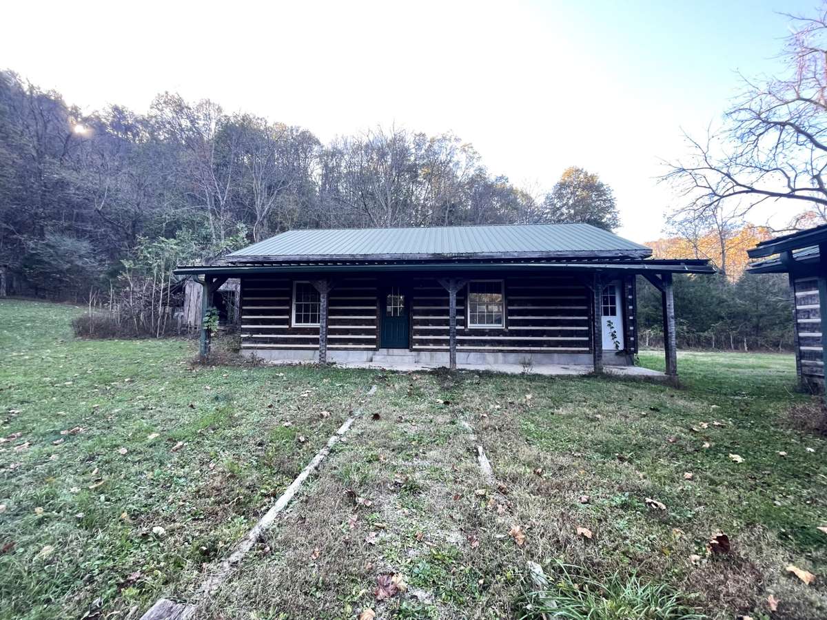 Front of garage