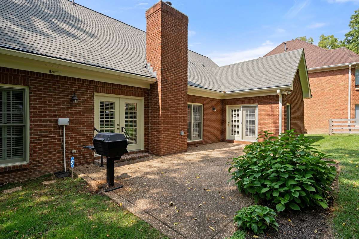Patio & Back View of House