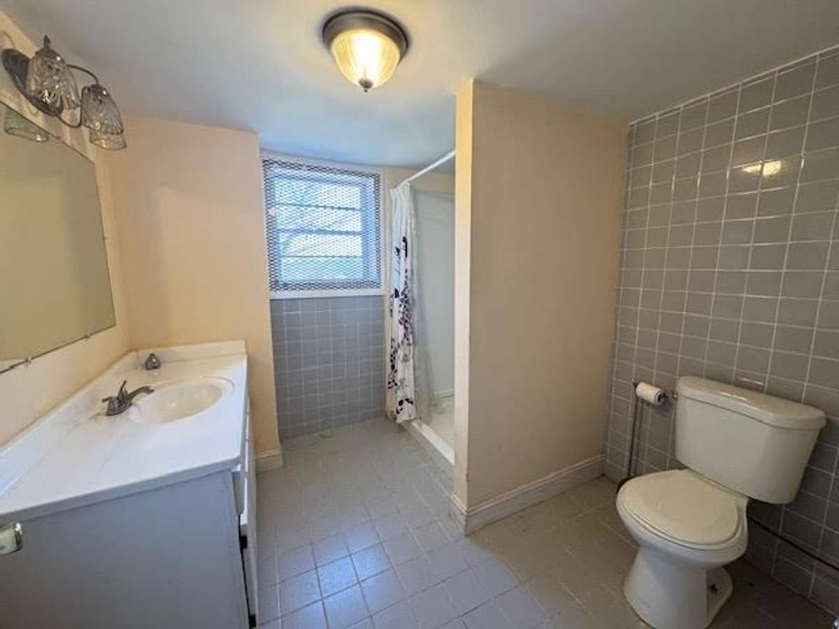 Basement bathroom