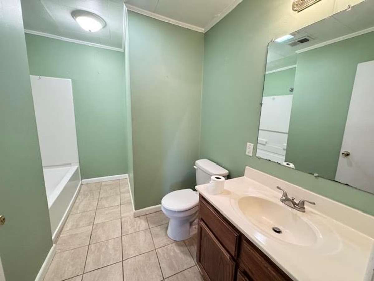 Bath 2 with tile floor
