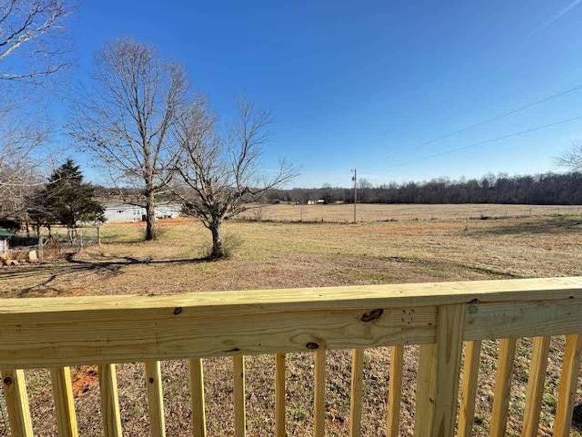 View from the rear porch