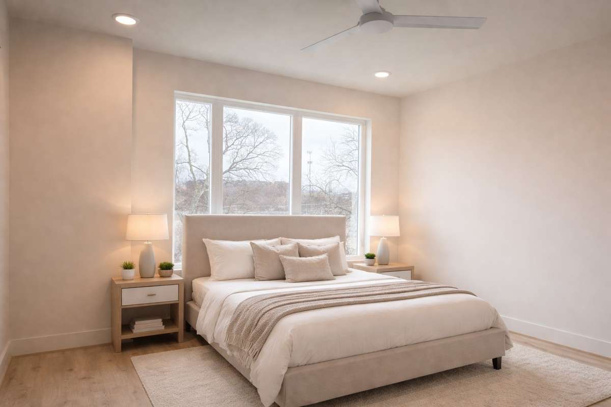 Virtually staged to showcase the room’s potential.