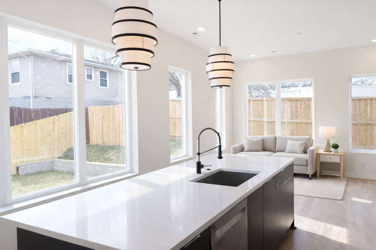 Virtually staged to showcase the room’s potential.