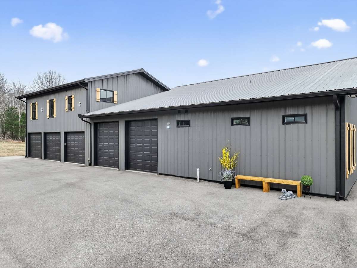Large Paved Parking Area