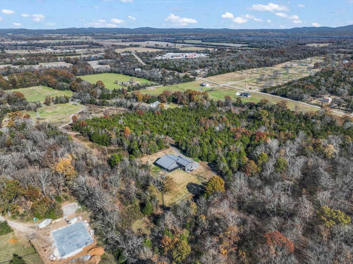 Aeriel View of over 29 + Acres - Tract #3 with optional 5 Acres on Tract #1. 
Tract #3 has an extra Perk site already soil tested. Tract #1 - (5 Acres) has 2 additional septic sites ready to go.