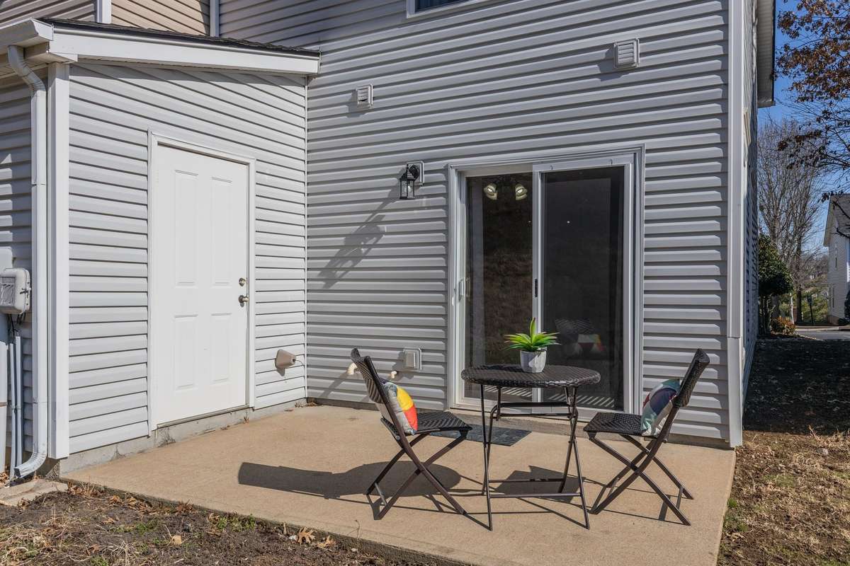 The end unit offers additional windows and privacy.