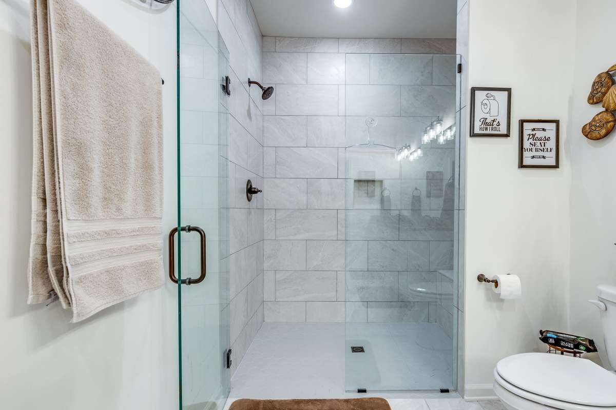 Primary walk-in Shower
