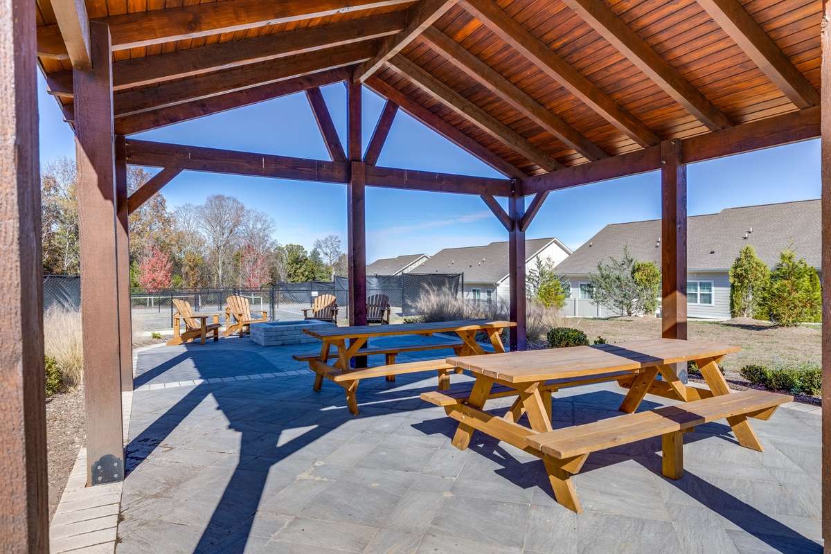 Picnic tables