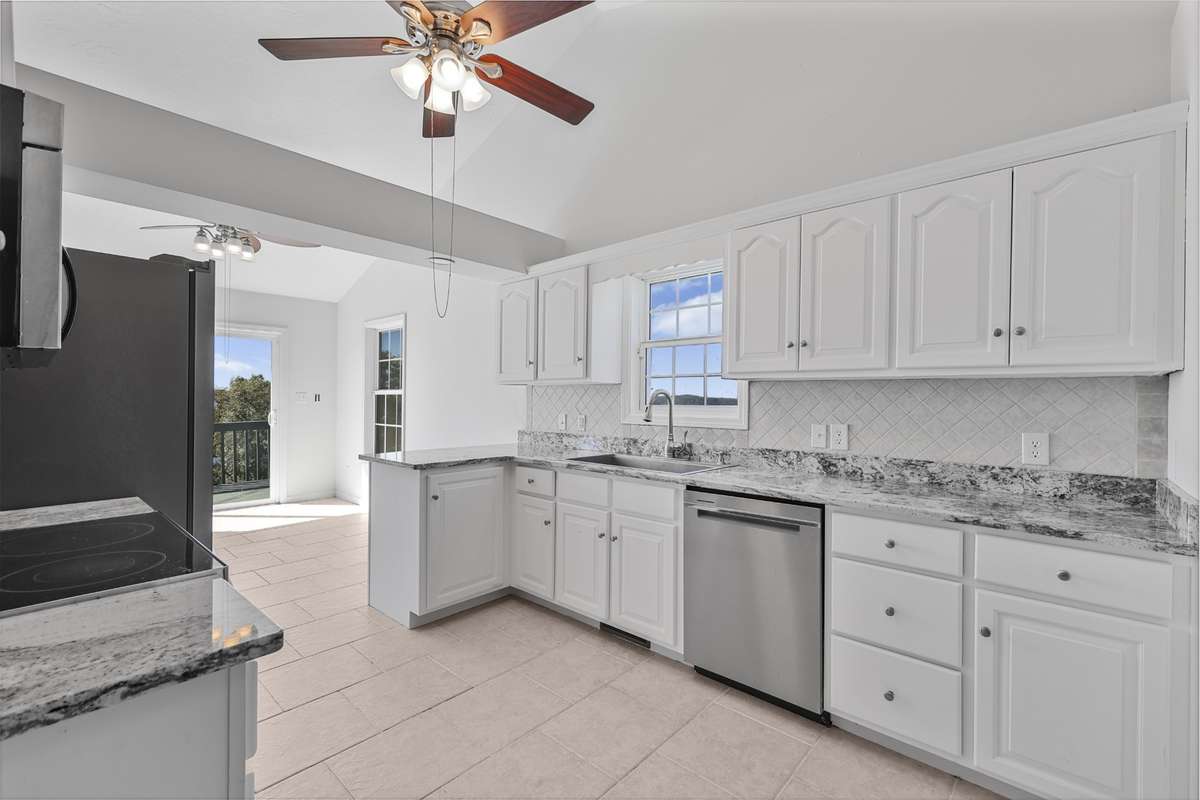 Additional view of the primary kitchen