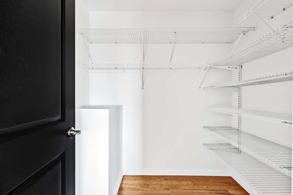 Upstairs primary closet