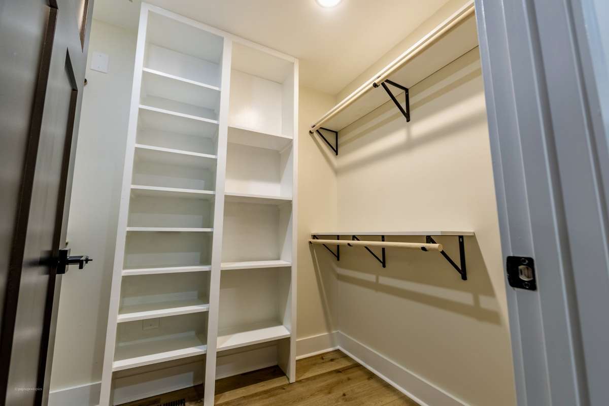 Primary walk-in closet