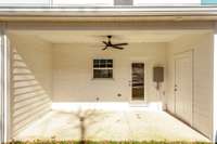What a perfect opportunity to screen in this space and use it as an extension of your home!!
