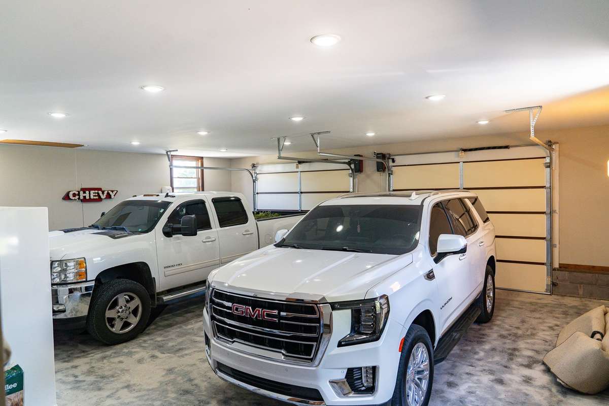 Attached garage
