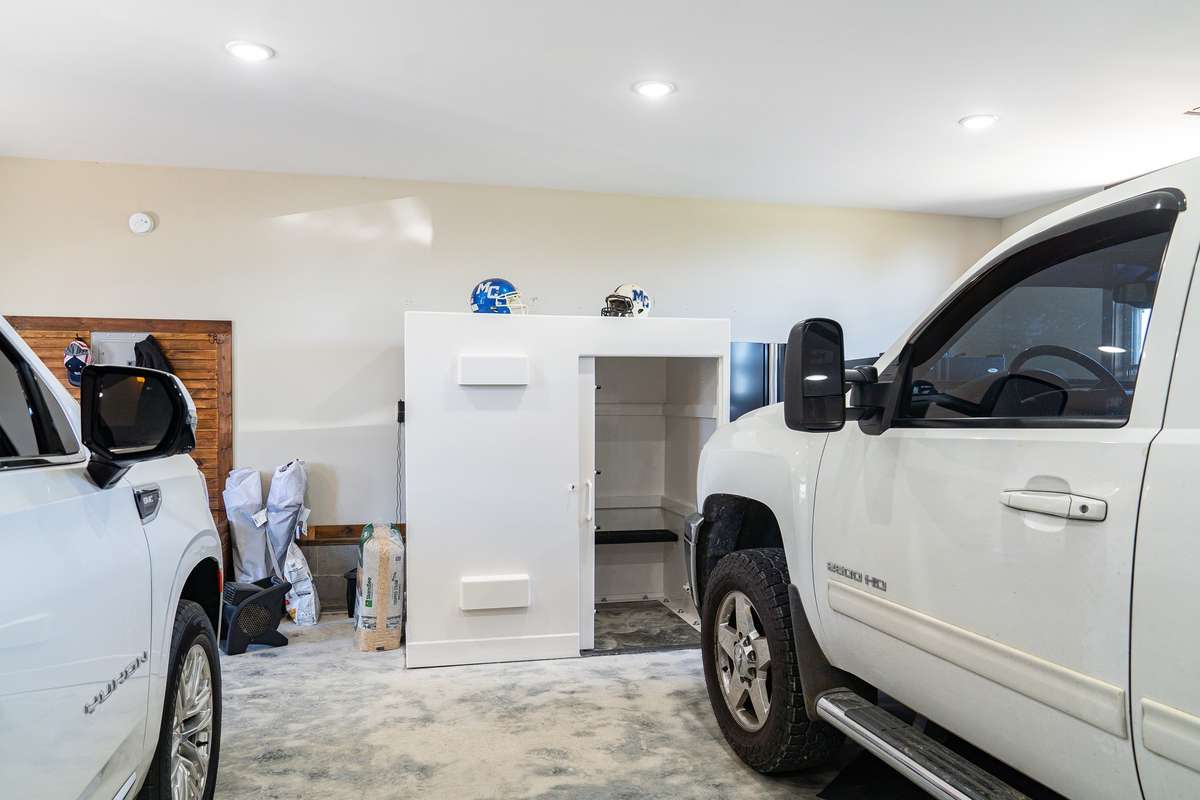 Attached garage