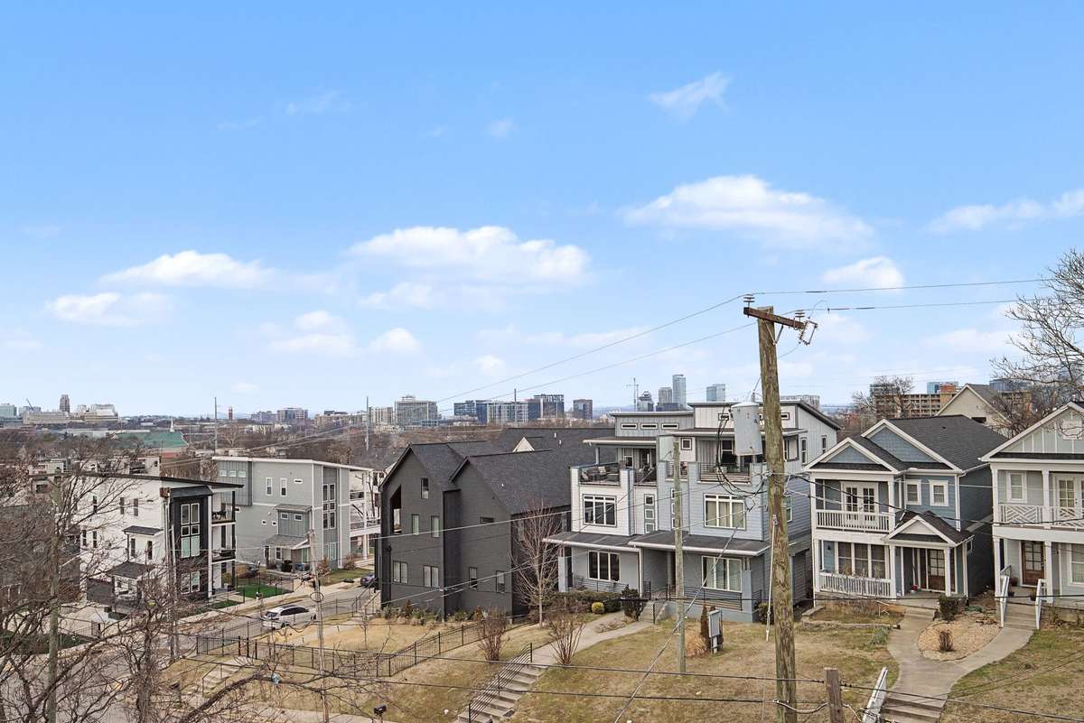 Downtown view from bonus room deck.