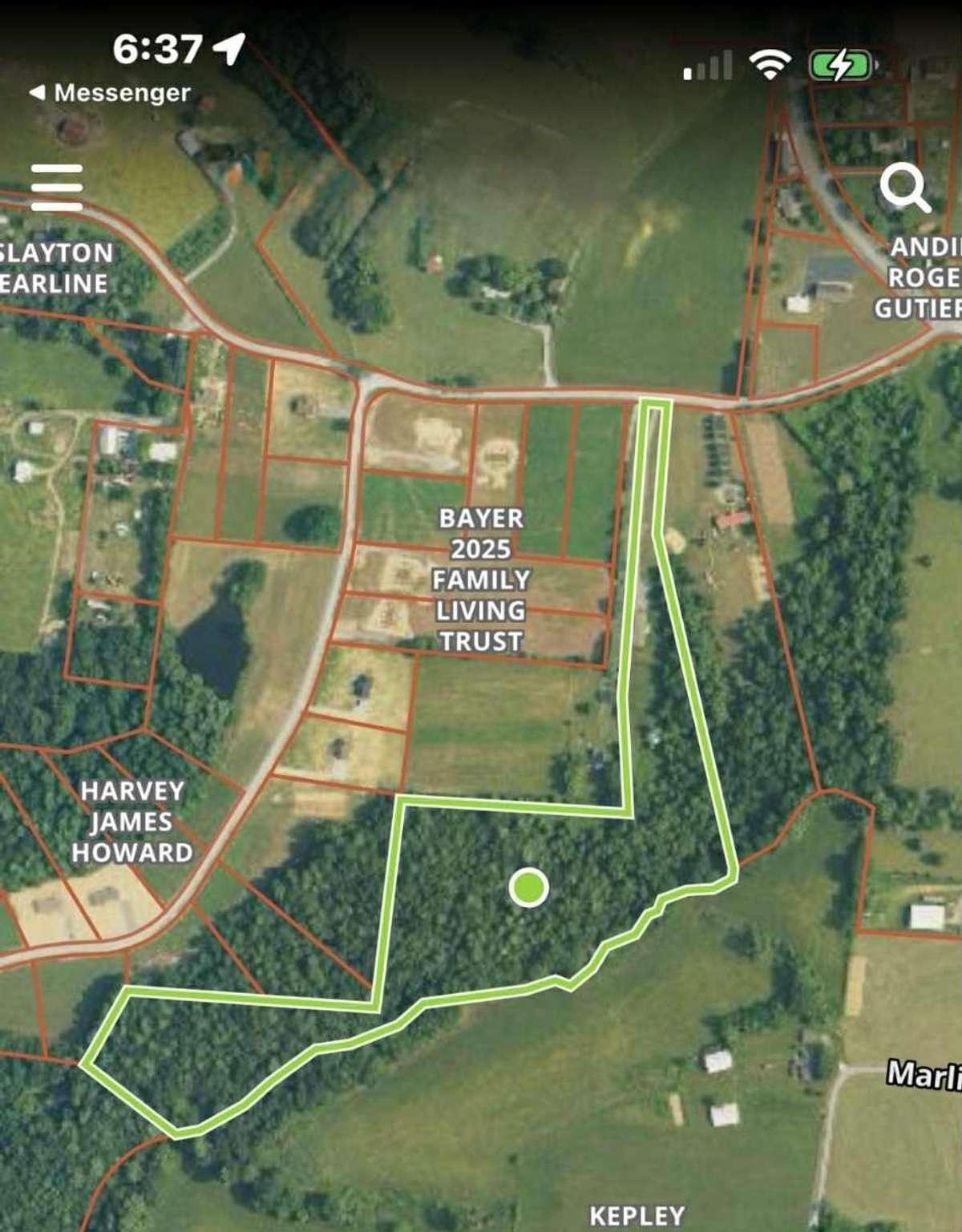 lines are approximate