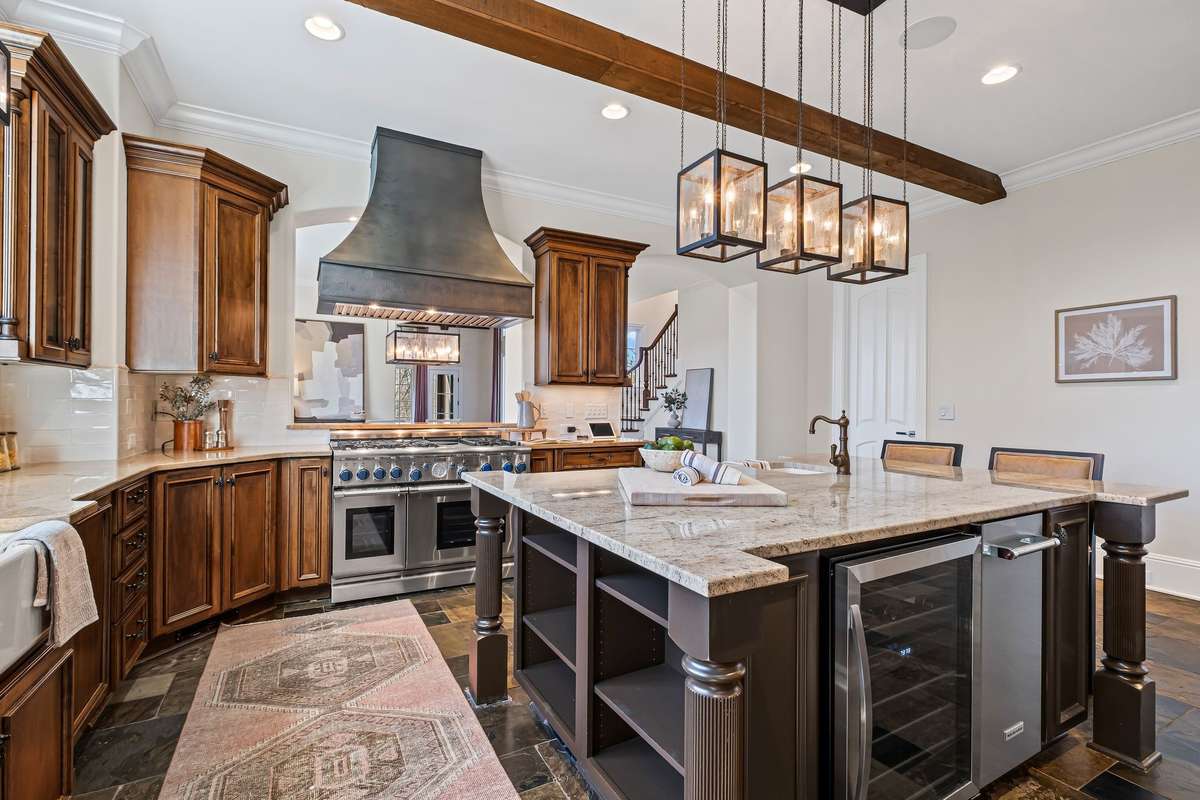 Cook and entertain in style with this spacious kitchen, seamlessly connecting to the living areas.