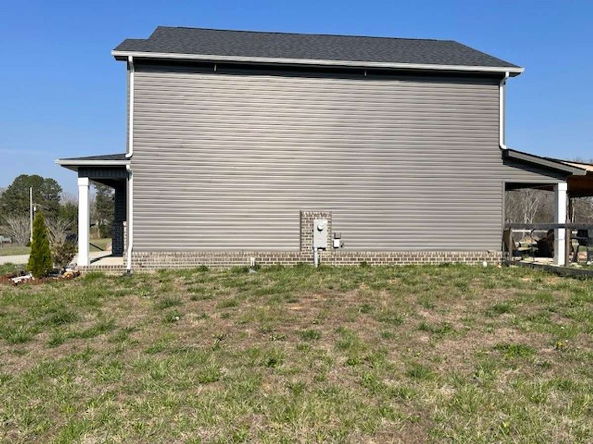 Right side view of home