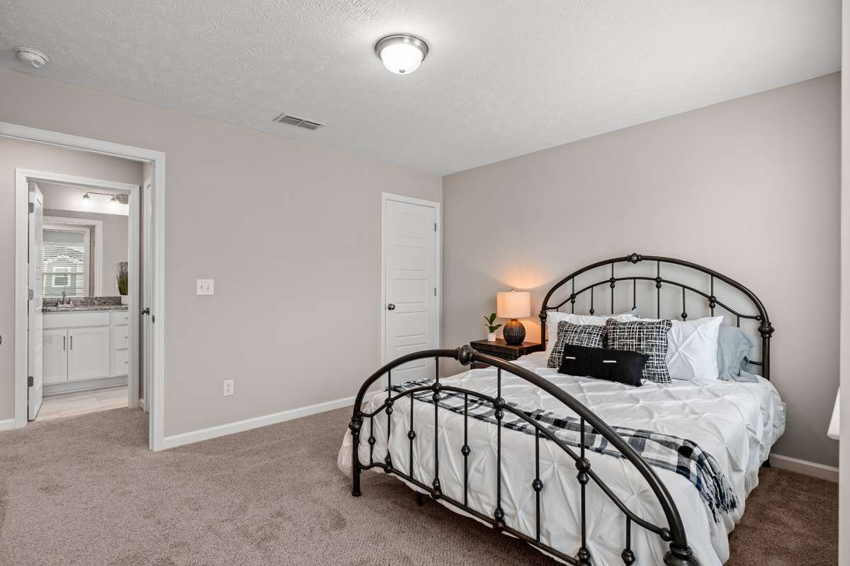 Photos from a staged model home listing