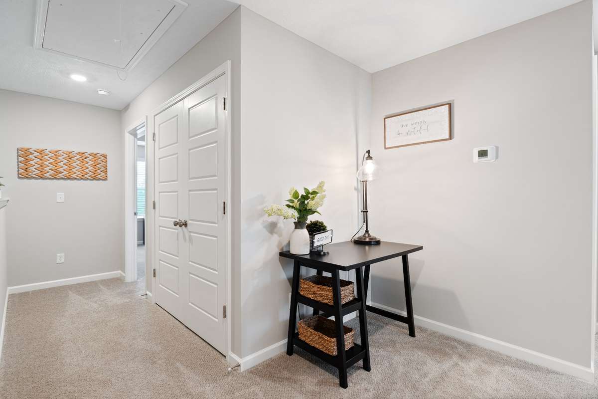 Photos from a staged model home listing