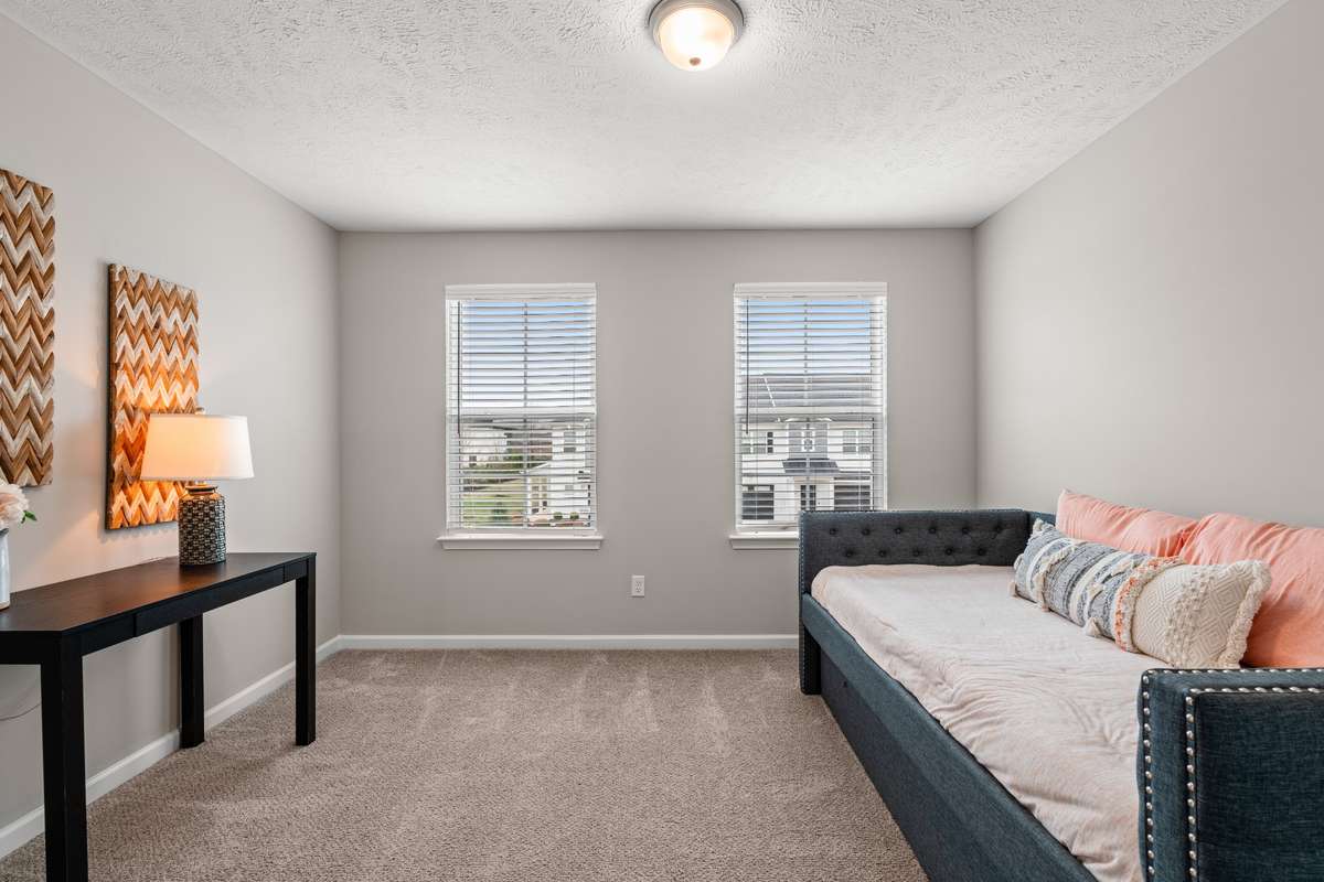 Photos from a staged model home listing