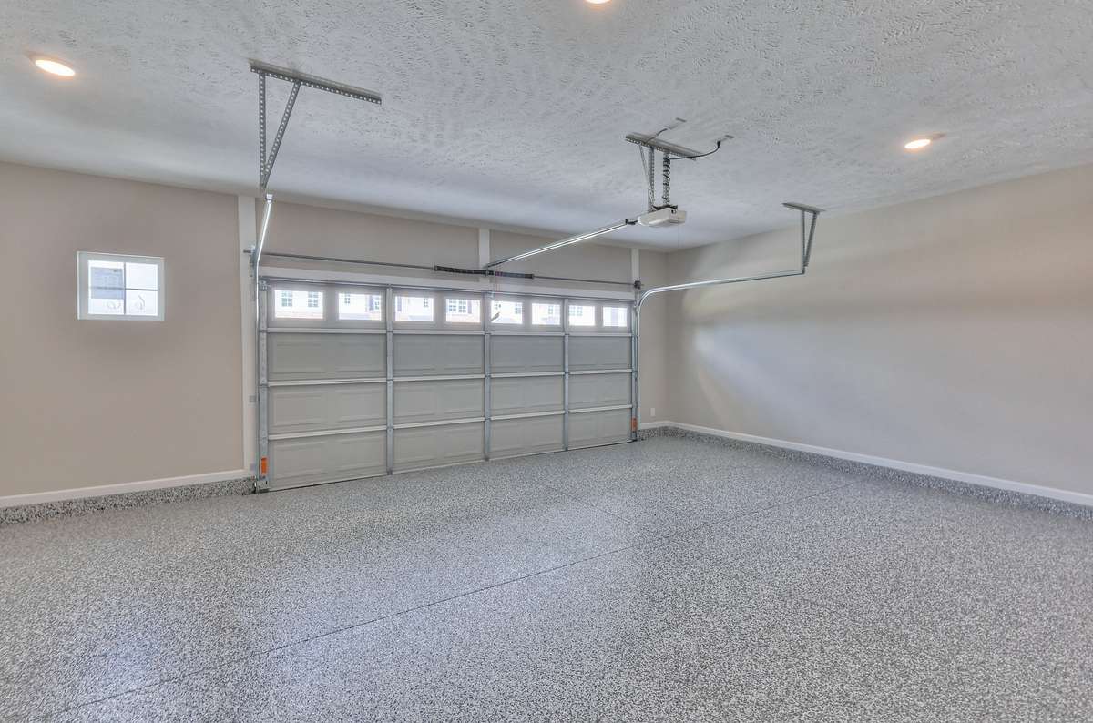 Two Car Garage w/ Epoxy Floor