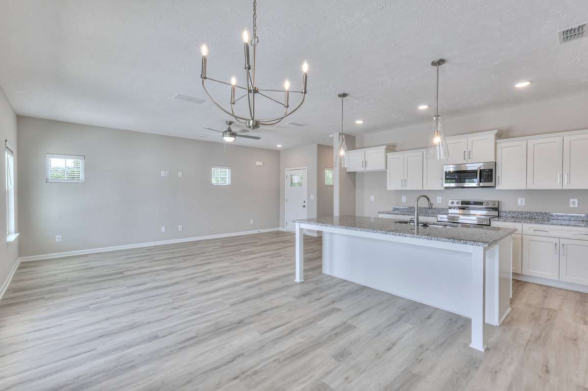 Open Kitchen/ Eat-in/ Living Room