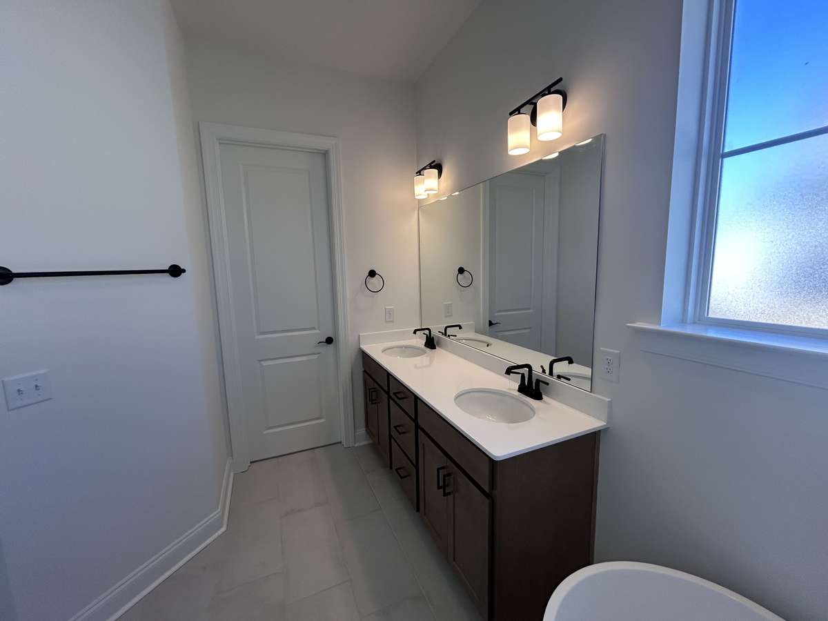 double bowl Vanity in Primary bath