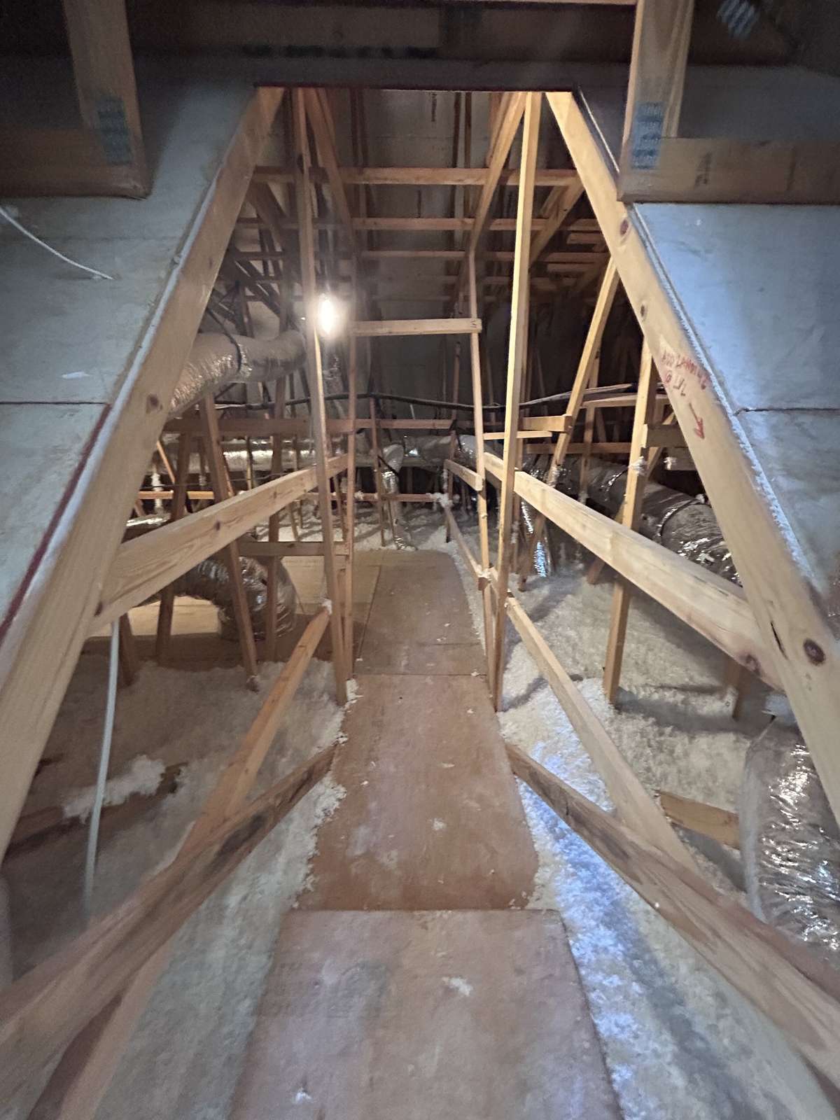 walkin attic storage