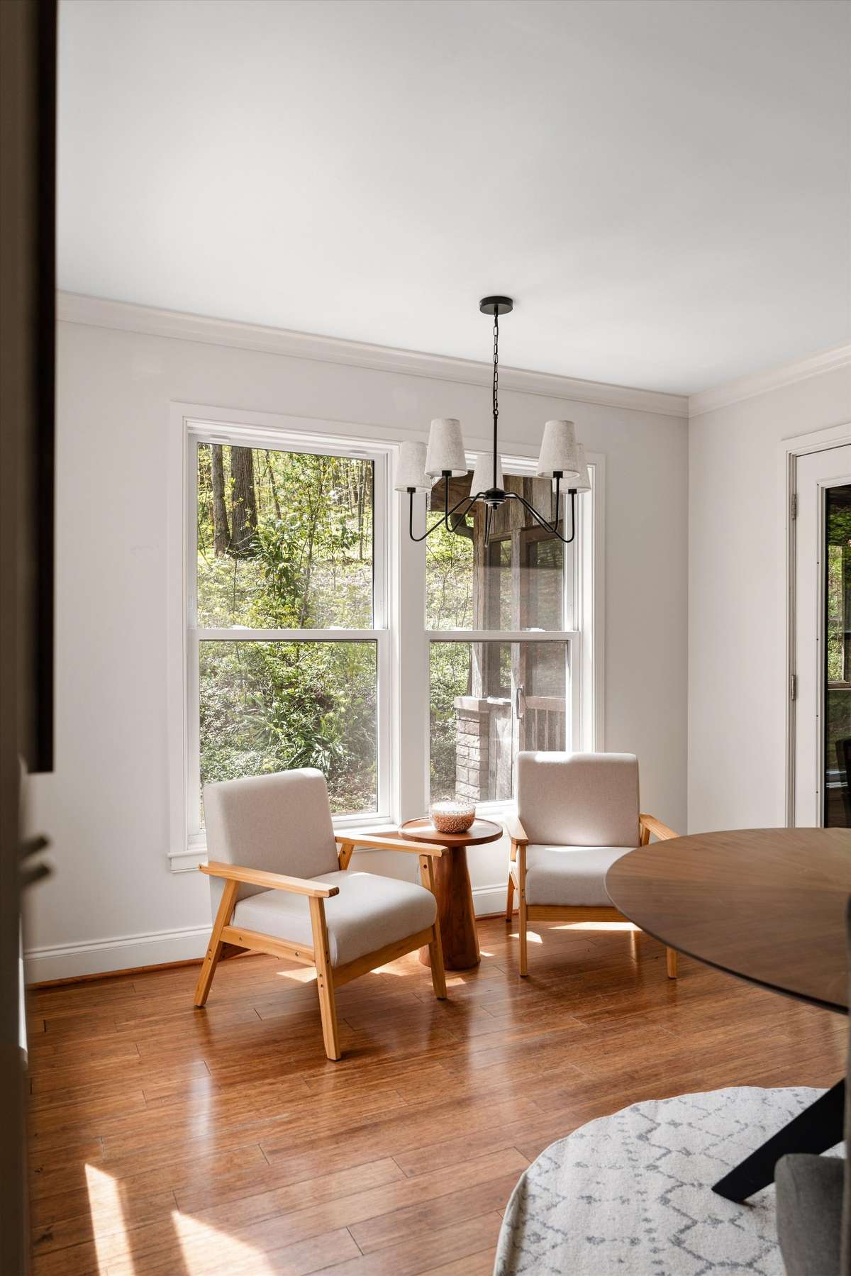 A space to unwind or a great space to start the day.