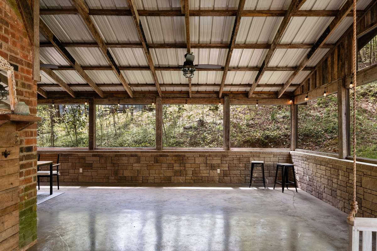 Designed for flexibility, this spacious patio offers endless opportunities to create your ideal outdoor retreat.