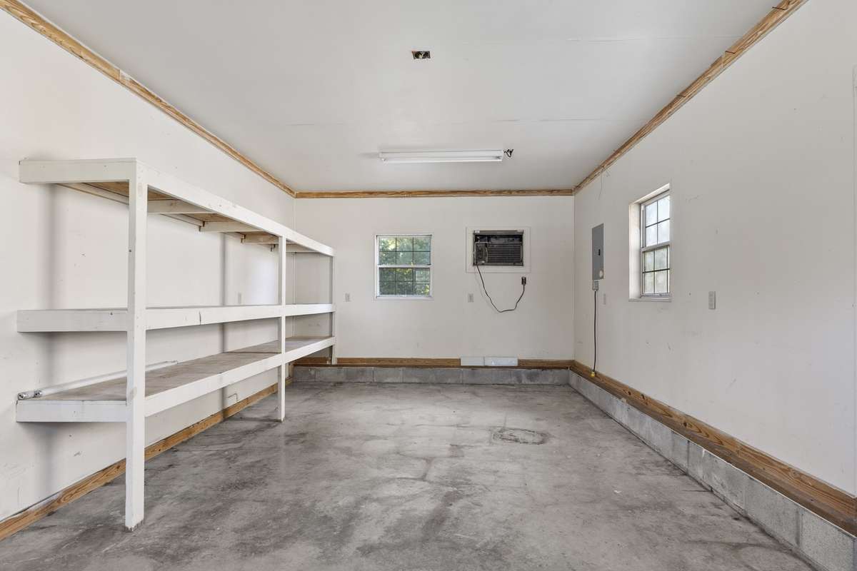 Finished room in garage
