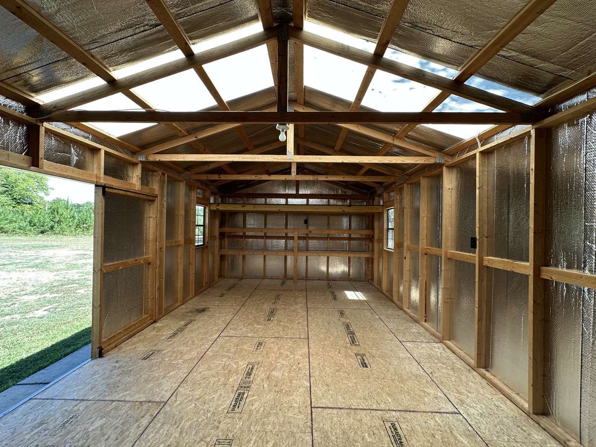 View 2 of interior of storage building