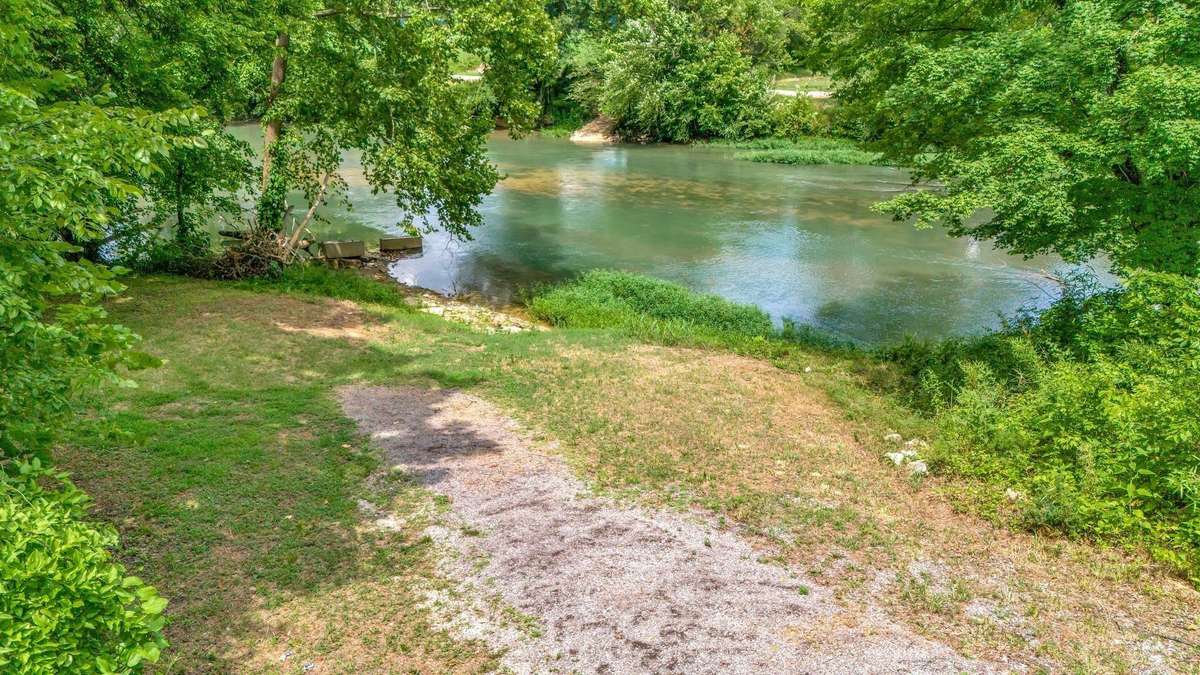 EASY ACCESS Points for Canoes at the Riverfront