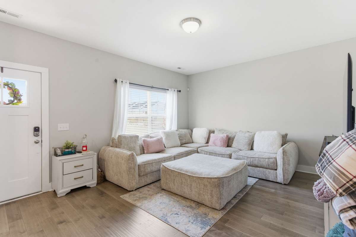 With a large front window, there is plenty of natural light.