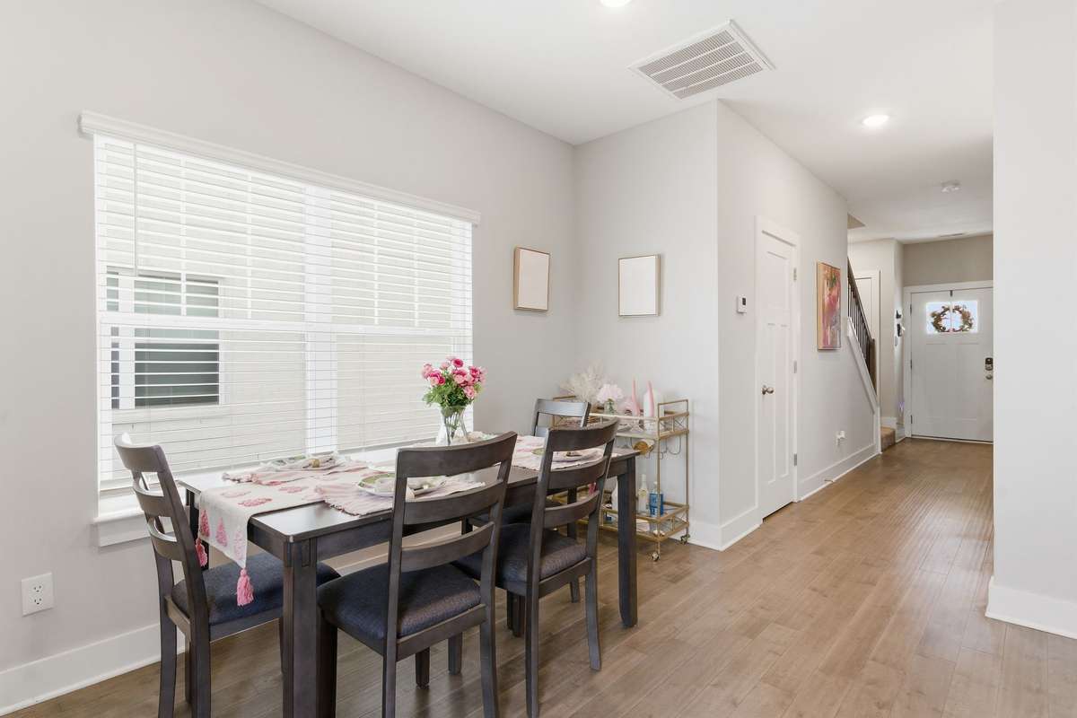 Enjoy a designated dining area perfectly positioned for both casual meals and gatherings.