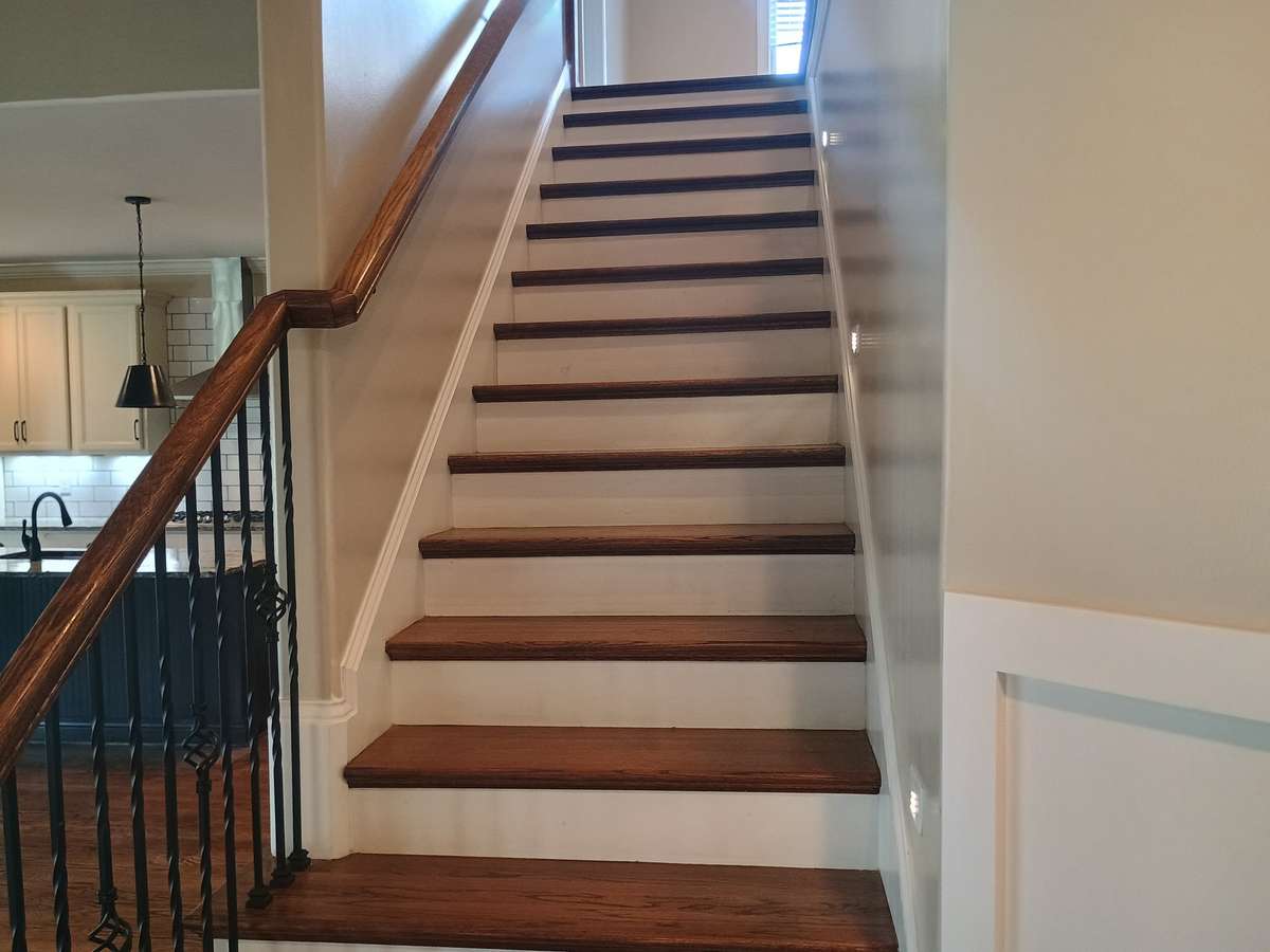 Stairs to upper level