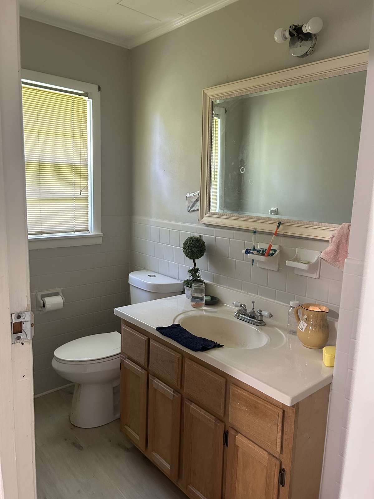 Half bath off master