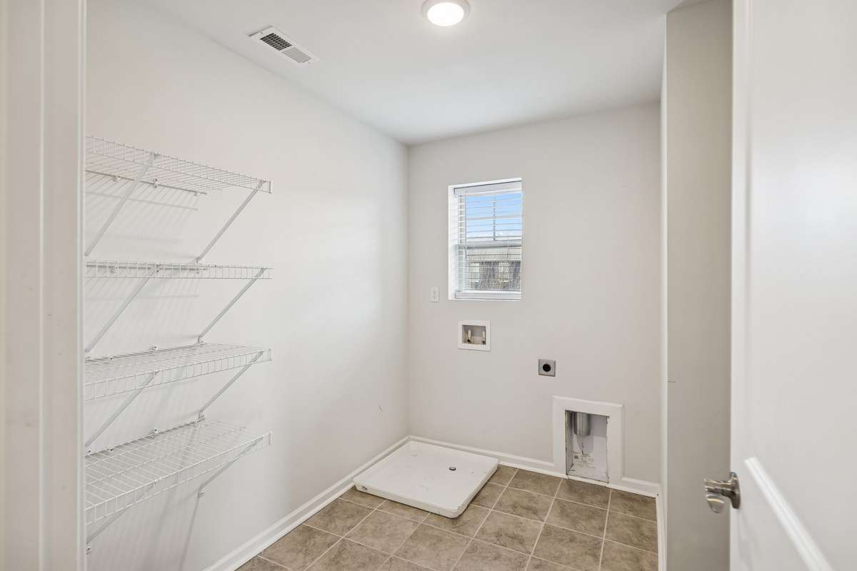 Convenient Second Floor Laundry Room