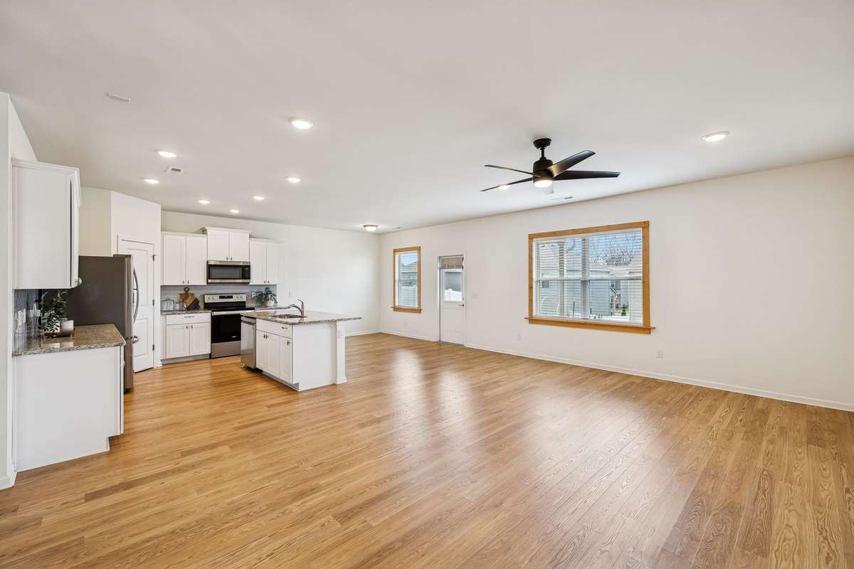 Desirable Open Floor Plan