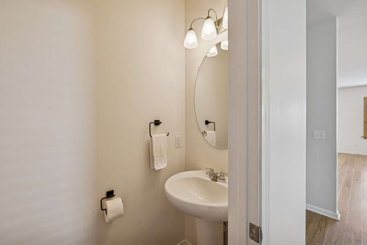 Half Bath on Main Floor is ideal for guests!