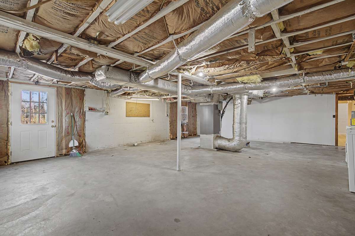 Unfinished Area - Basement Level