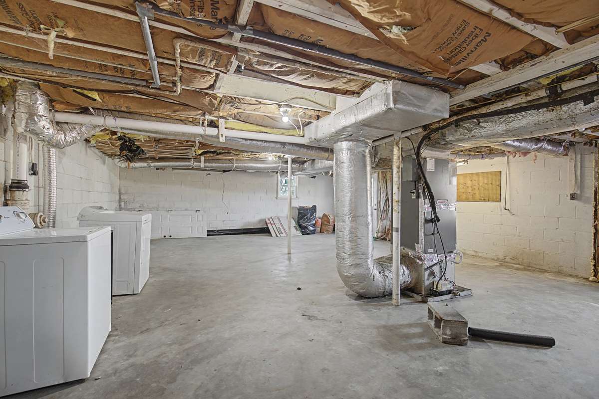 Unfinished Area - Basement Level