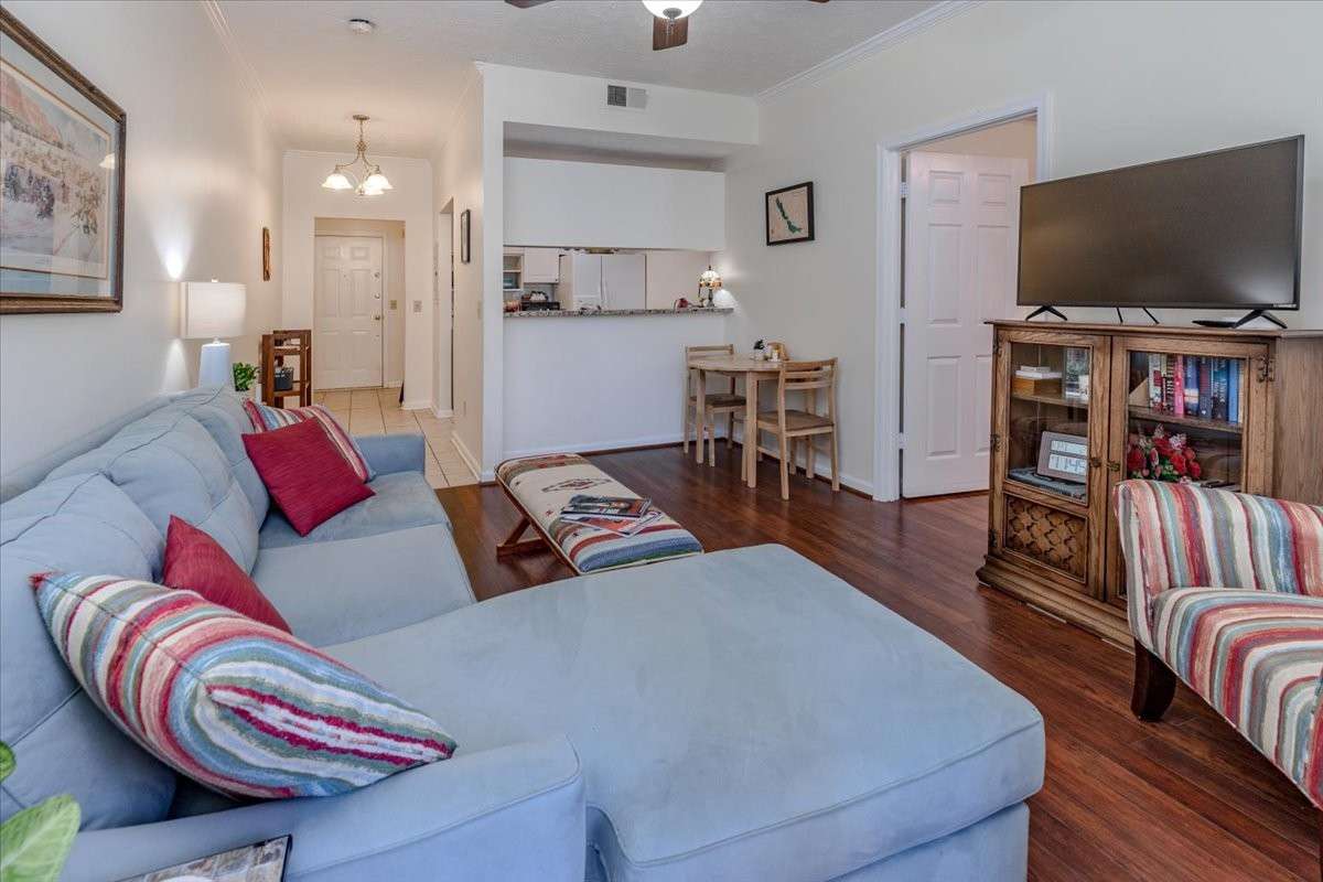 Very open with abundant natural light.