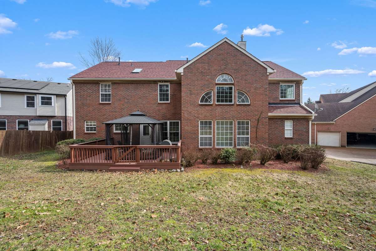 Spring is around the corner!  Large deck with gazebo is perfect for entertaining