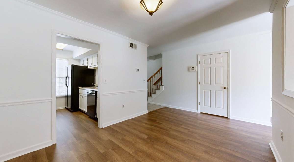 Dining Room with new LVP flooring.
