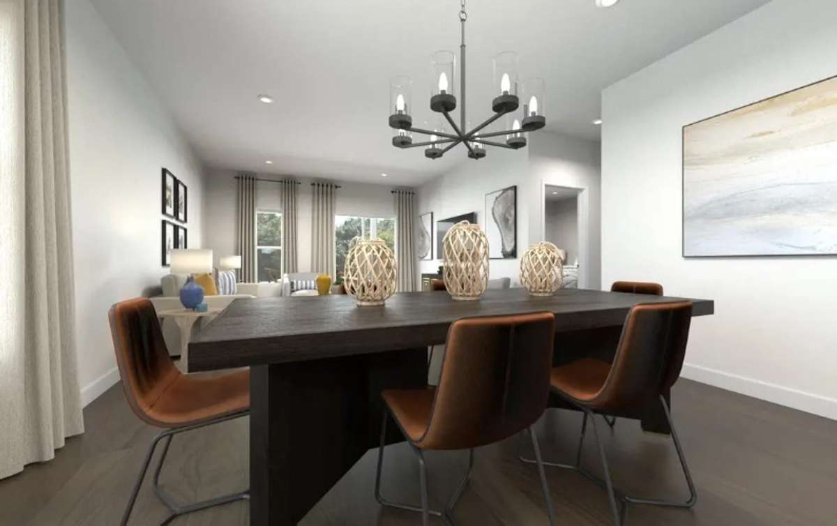 Photo is not of the actual home, but is an inspirational photo of builder’s model home and may depict options, furnishings, and/or decorator features that are not included