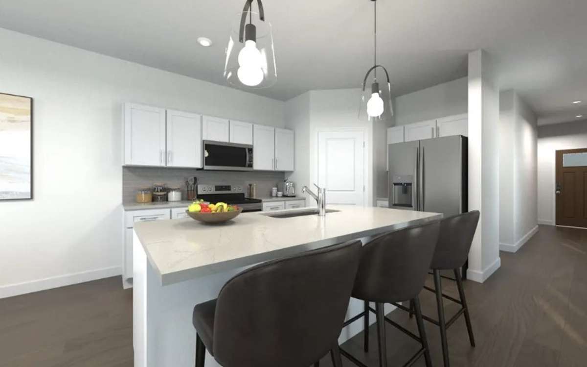 Photo is not of the actual home, but is an inspirational photo of builder’s model home and may depict options, furnishings, and/or decorator features that are not included
