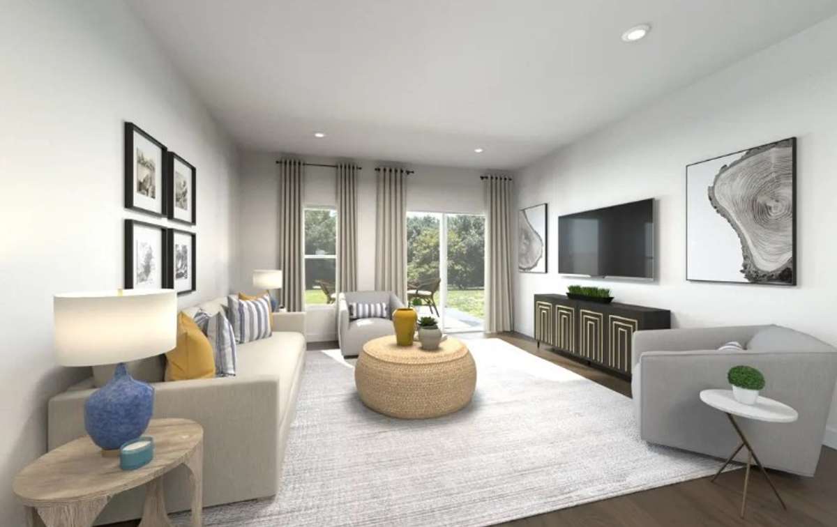 Photo is not of the actual home, but is an inspirational photo of builder’s model home and may depict options, furnishings, and/or decorator features that are not included